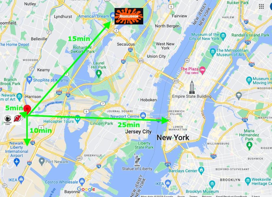 Best Room To Visit Nyc-Subway Access Newark Eksteriør bilde